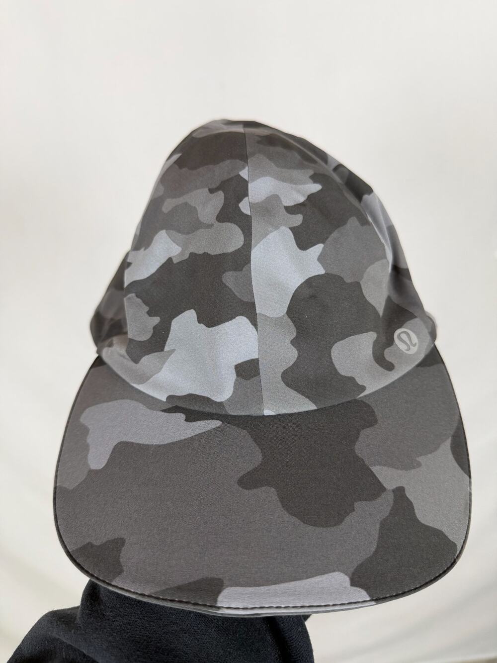 Lululemon Fast and Free Running Hat Cap Gray Camo Reflective O/S
